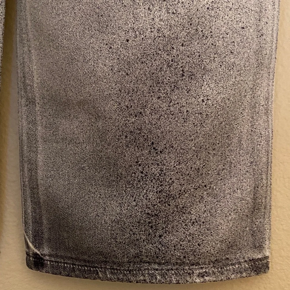 Zara Gray and Black Wide Leg Women's Jeans, Size 0 - Picture 6 of 8